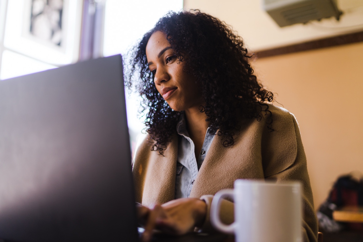 A working professional at their desk